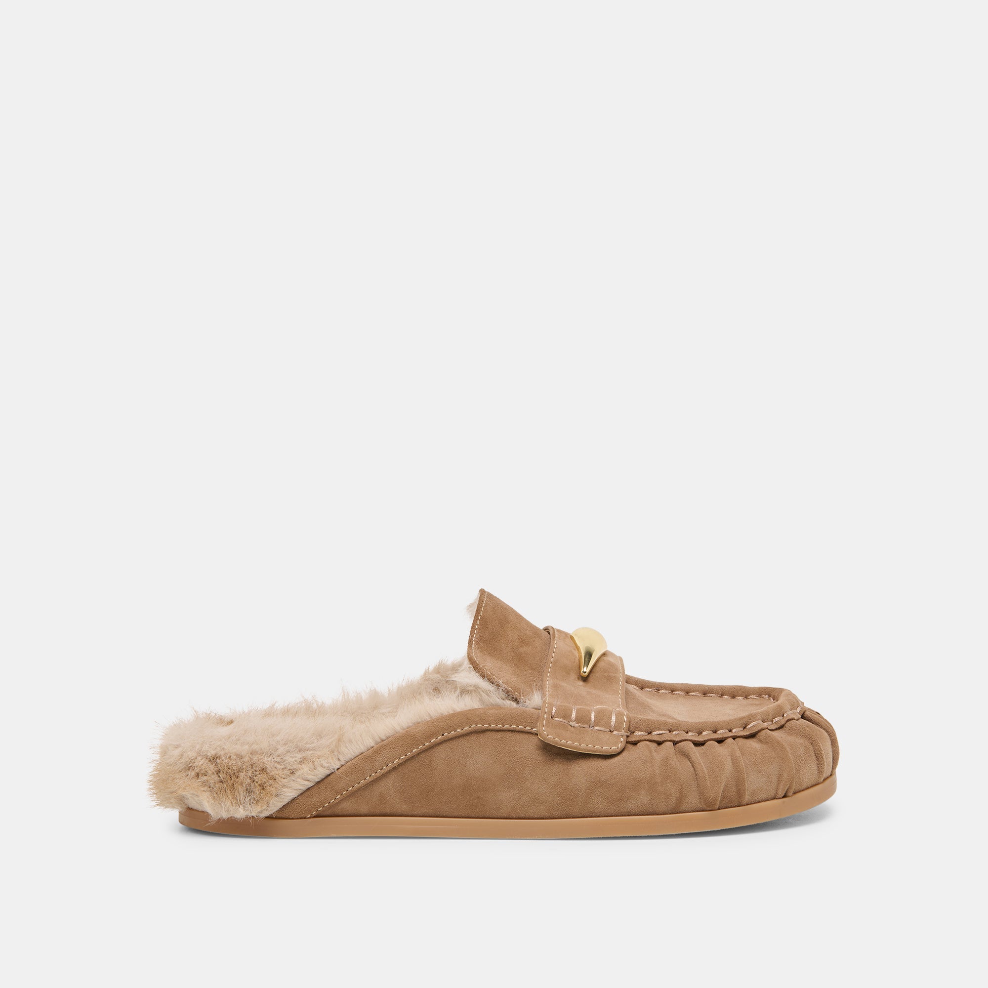 Dolce Vita SHOES | Jodero Plush Mushroom Suede Flats