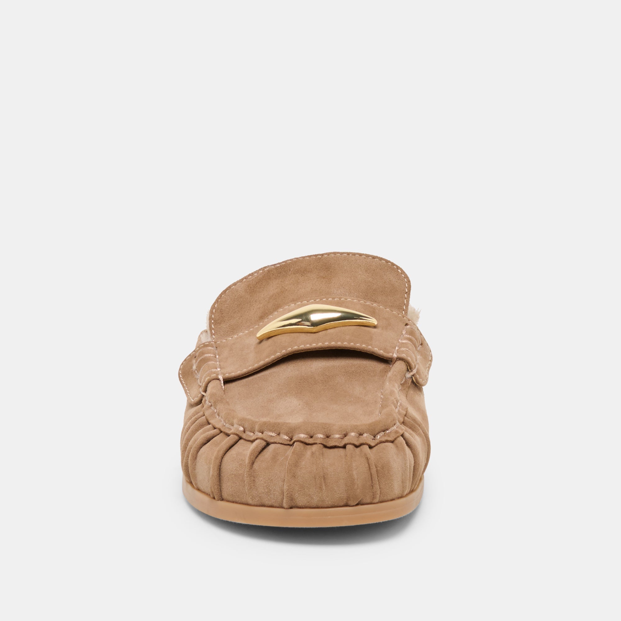 Dolce Vita SHOES | Jodero Plush Mushroom Suede Flats
