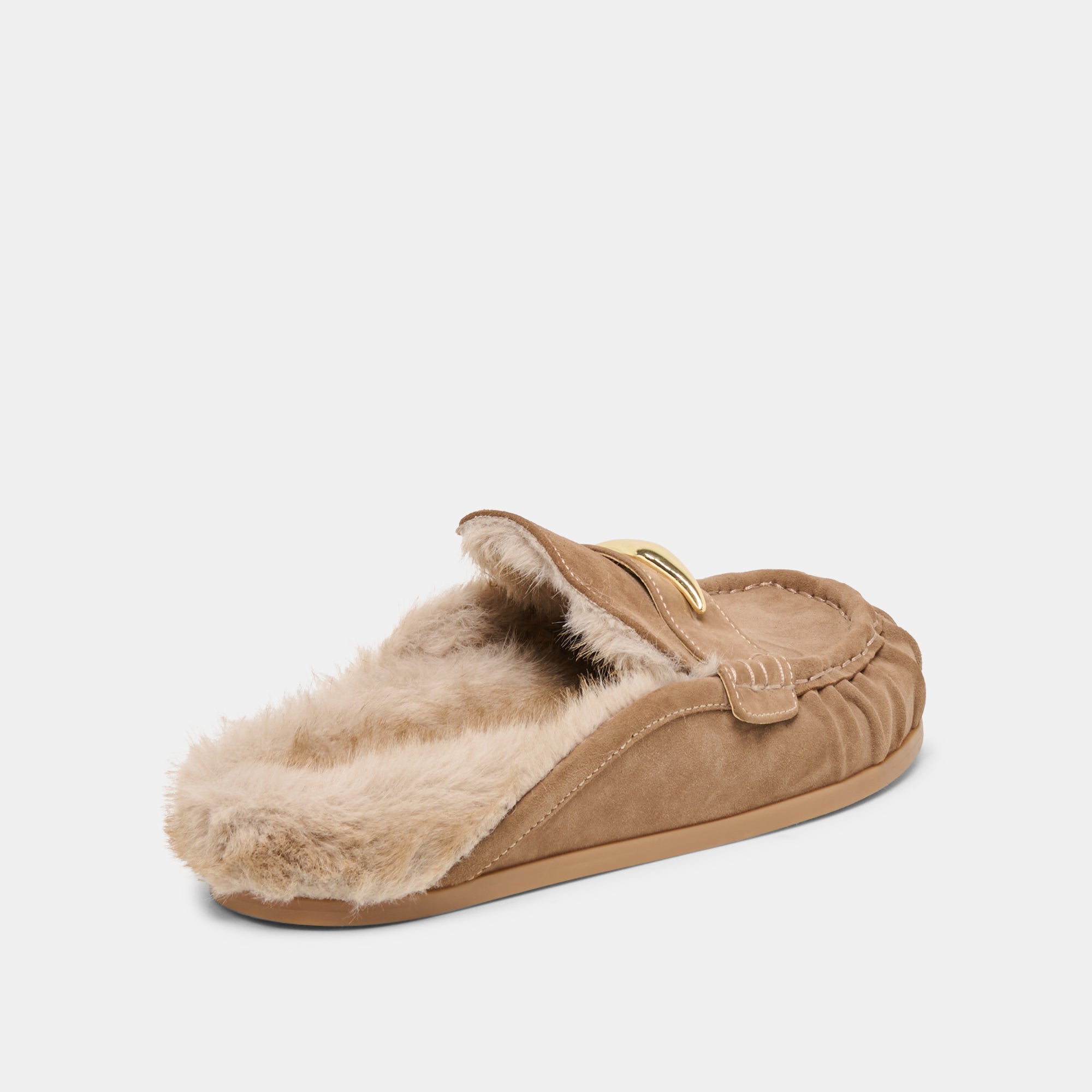 Dolce Vita SHOES | Jodero Plush Mushroom Suede Flats