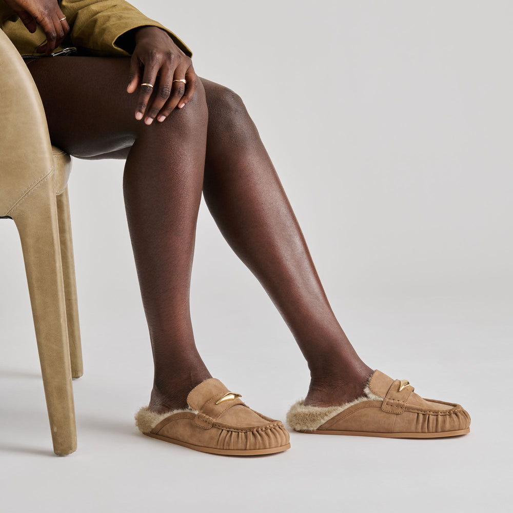 Dolce Vita SHOES | Jodero Plush Mushroom Suede Flats