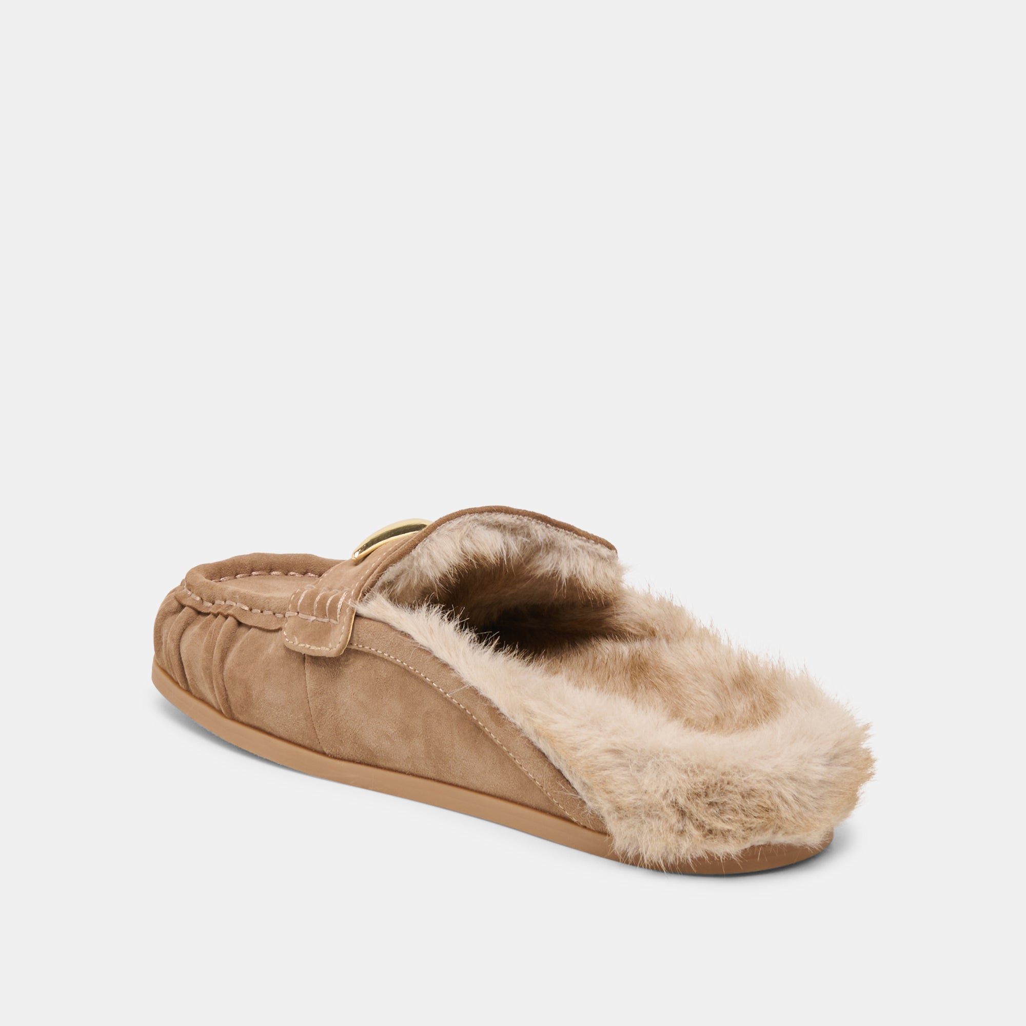 Dolce Vita SHOES | Jodero Plush Mushroom Suede Flats