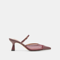 Dolce Vita SHOES | Loyd Burgundy Mesh Heels