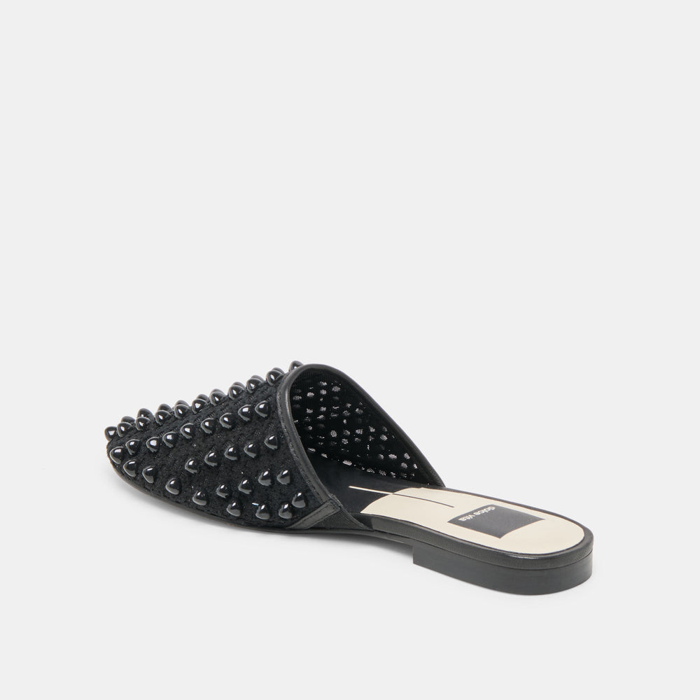 Dolce Vita SHOES | Rova Bead Onyx Beaded Mesh Flats