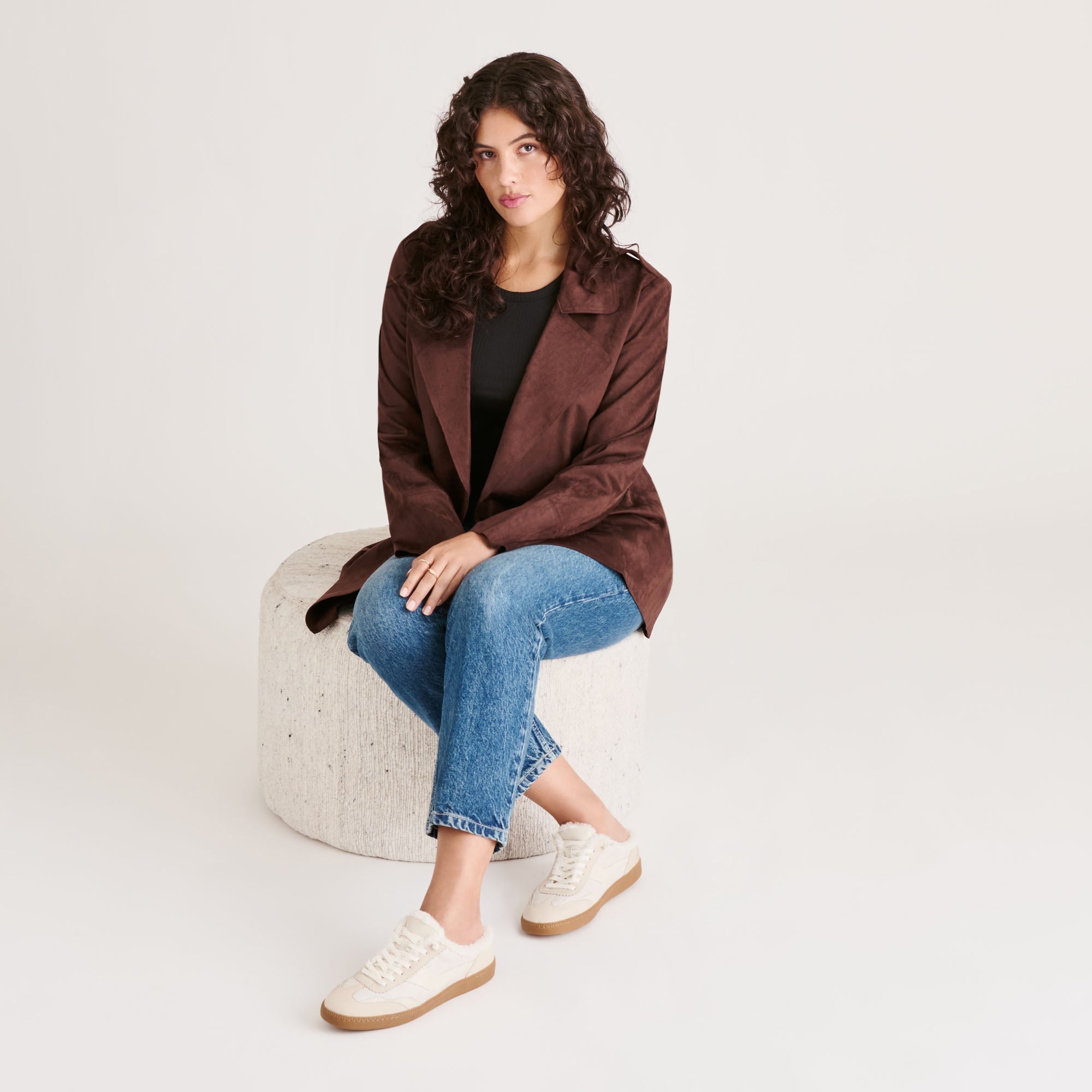 Dolce Vita SHOES | Notice Slide Plush Off White Crackled Leather Sneakers