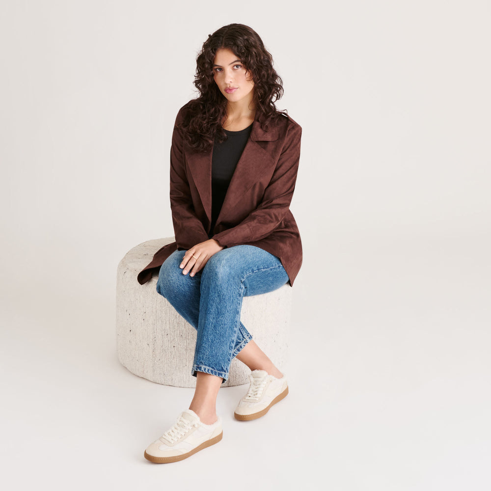 Dolce Vita SHOES | Notice Slide Plush Off White Crackled Leather Sneakers