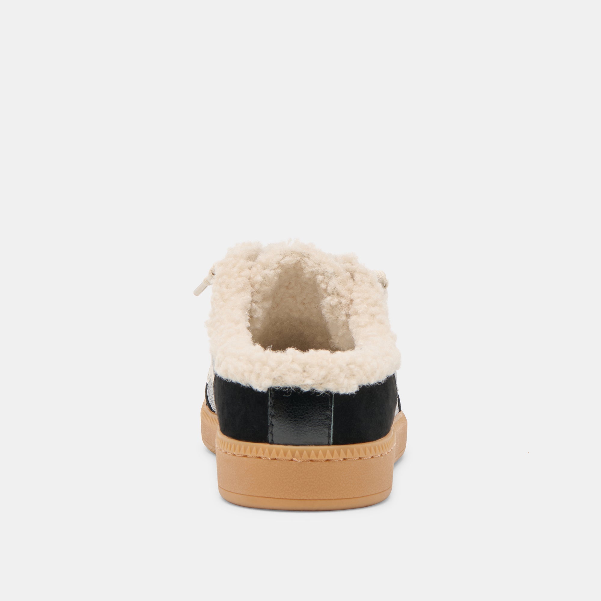 Dolce Vita SHOES | Notice Slide Plush Black Woven Leather Sneakers