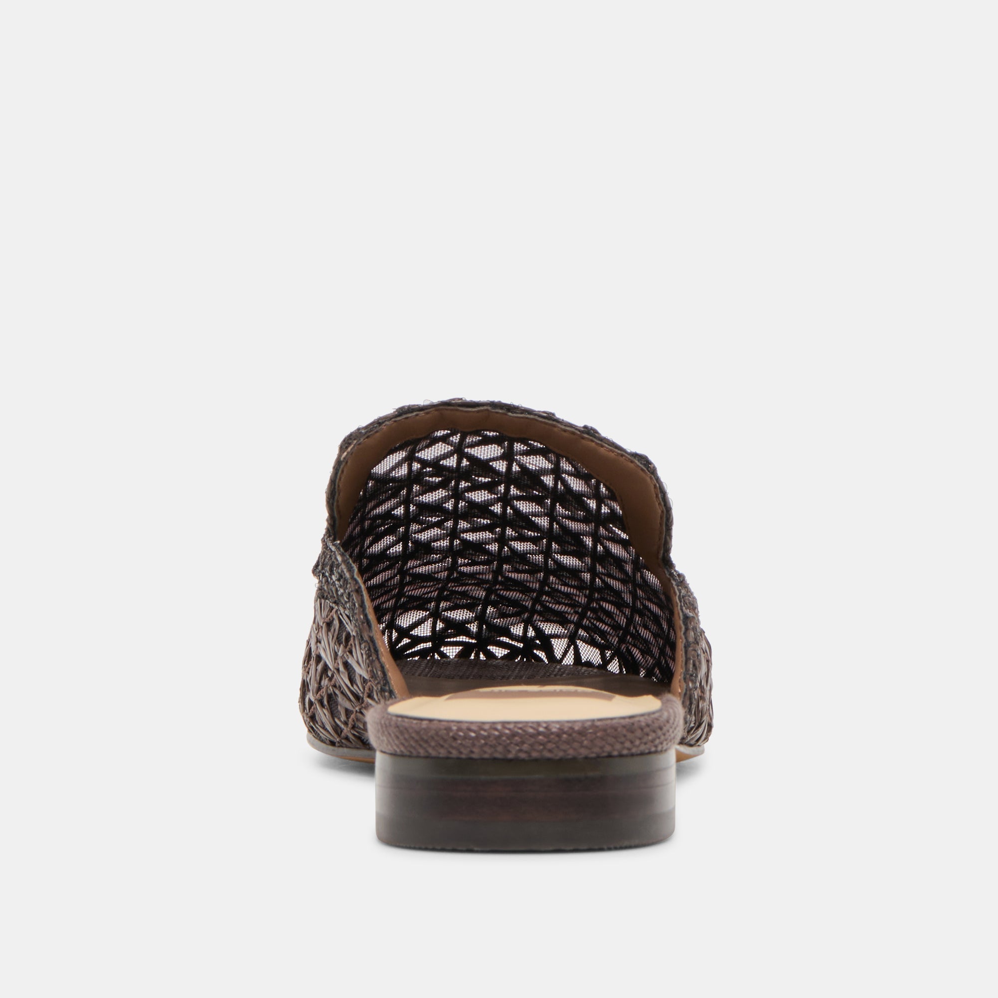 Dolce Vita SHOES | Kirt Chocolate Cross Hatch Raffia Flats