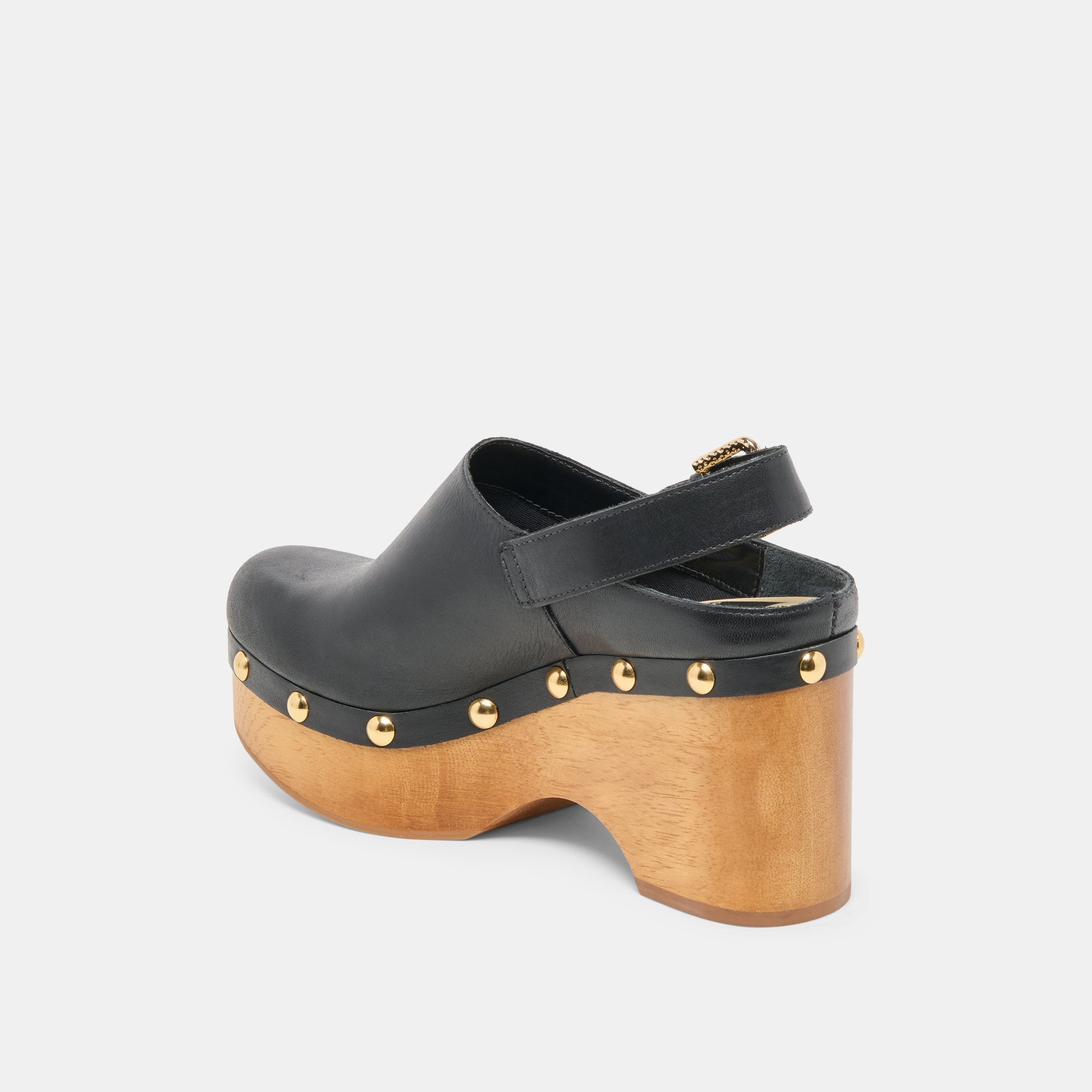 Dolce Vita SHOES | Adelan Black Leather Clogs
