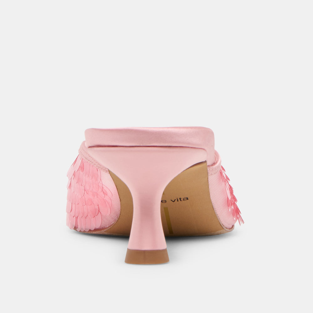 Dolce Vita SHOES | Cleo Sequin Light Pink Sequin Heels