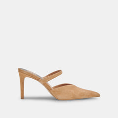 Dolce Vita SHOES | KANIKA WIDE HEELS TAN SUEDE
 – Dolce Vita