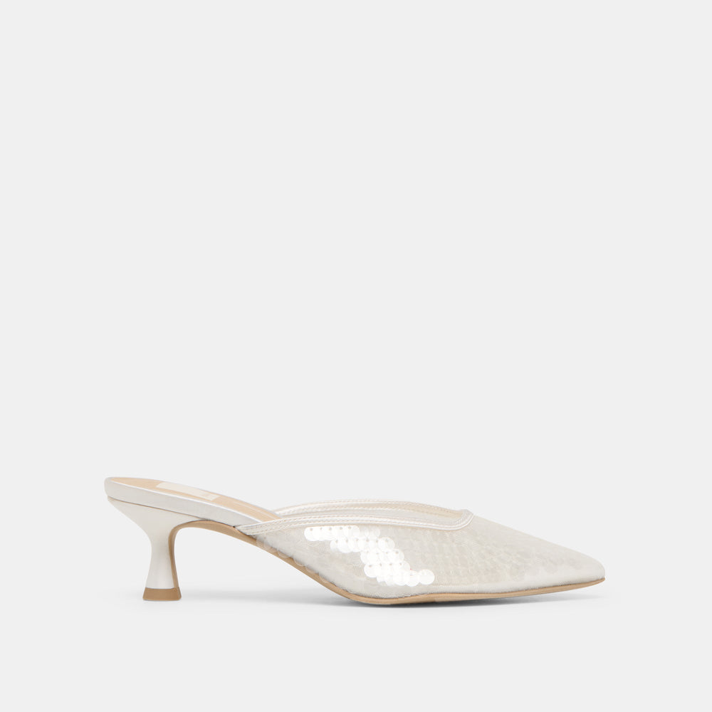 Dolce Vita SHOES | Cleo Ivory Sequin Heels