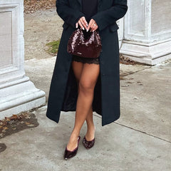 Dolce Vita SHOES | Cleo Cranberry Sequin Heels