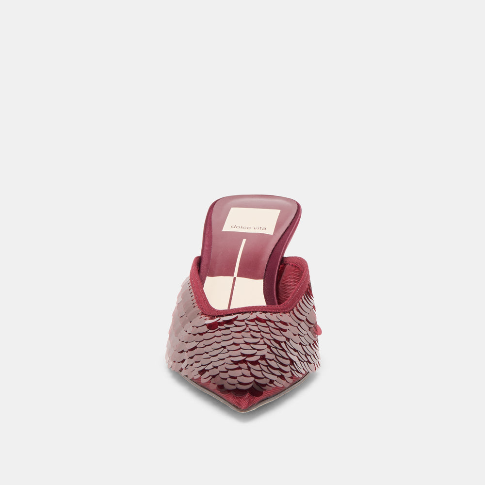 Dolce Vita SHOES | Cleo Cranberry Sequin Heels