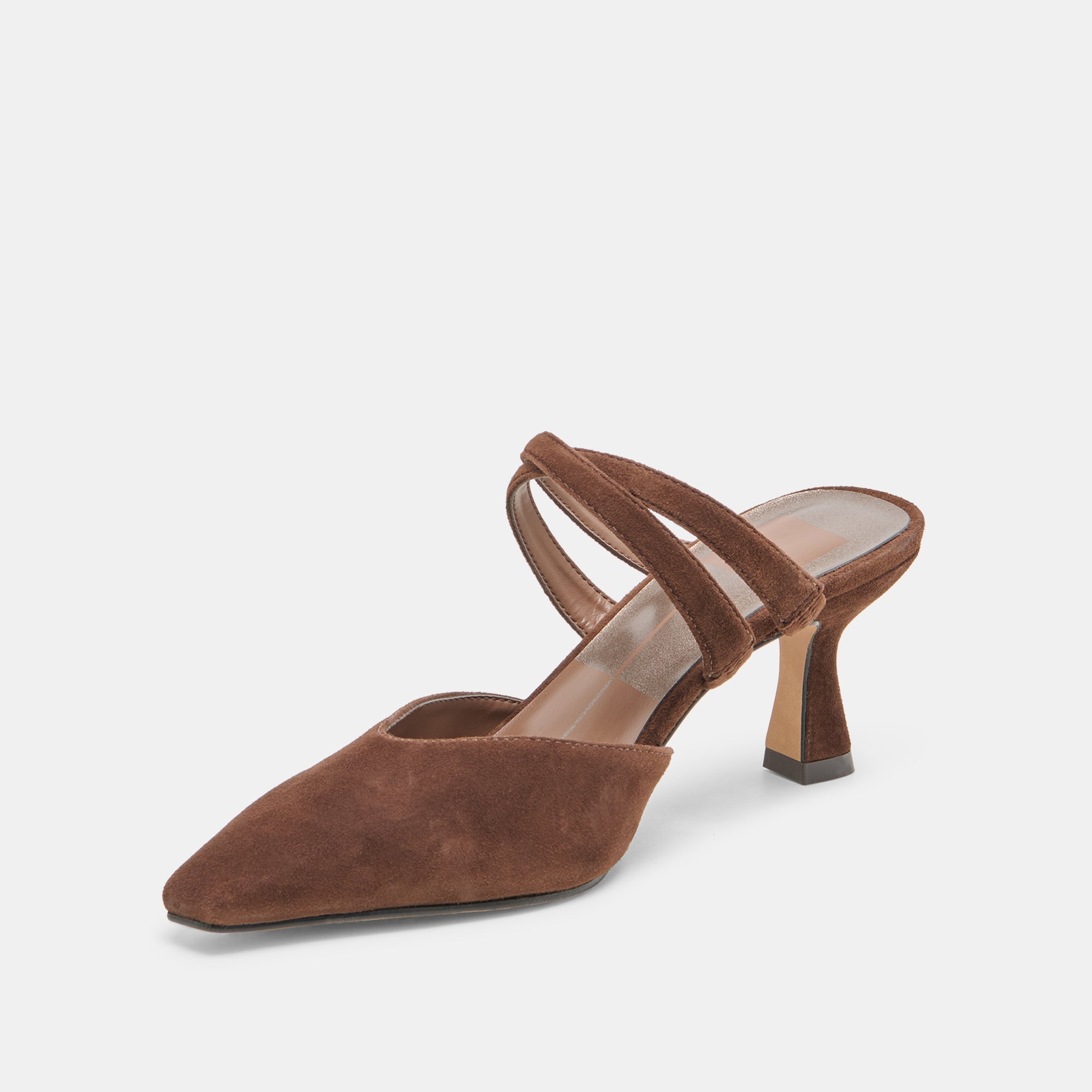 Dolce Vita SHOES | Linore Dk Brown Suede Heels