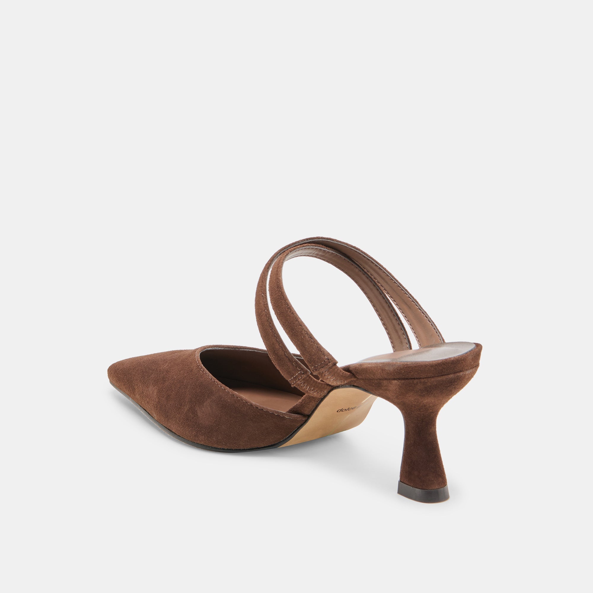 Dolce Vita SHOES | Linore Dk Brown Suede Heels