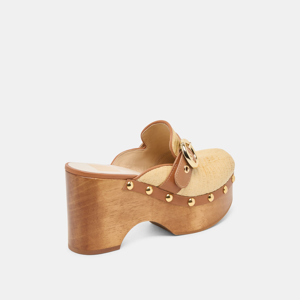 Dolce Vita SHOES | Debrah Lt Natural Raffia Clogs