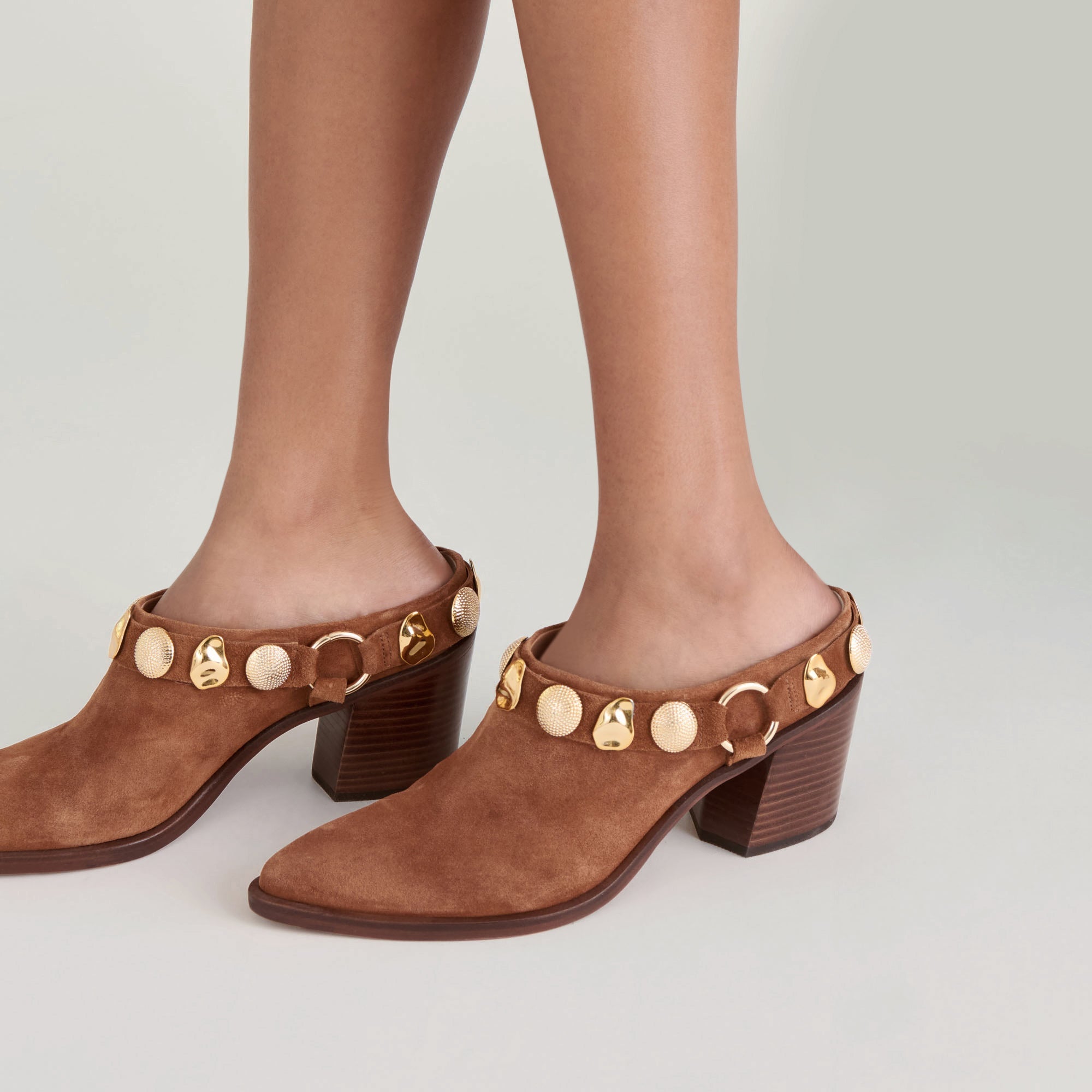 Dolce Vita SHOES | Kanyon Brown Suede Heels