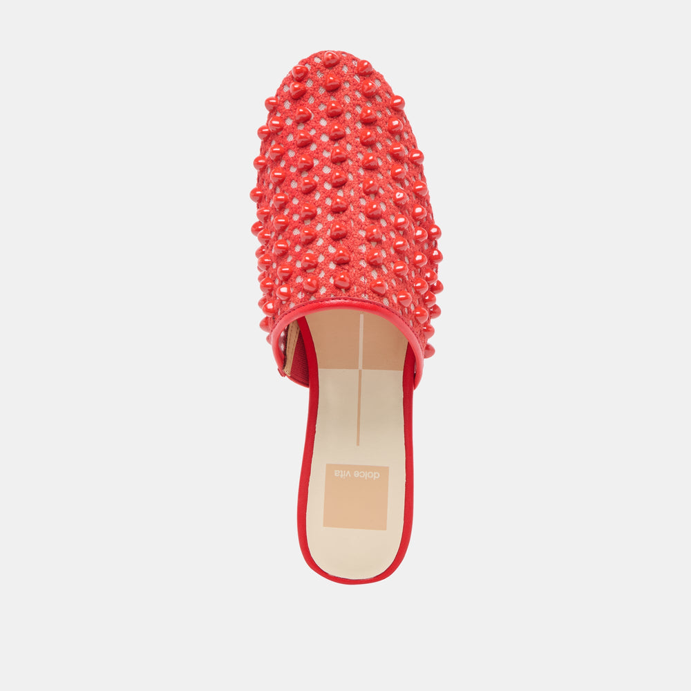 Dolce Vita SHOES | Rova Bead Chili Beaded Mesh Flats