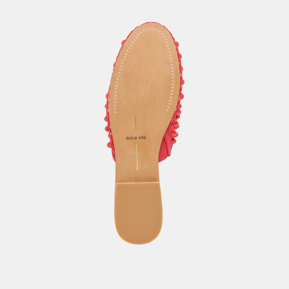 Dolce Vita SHOES | Rova Bead Chili Beaded Mesh Flats