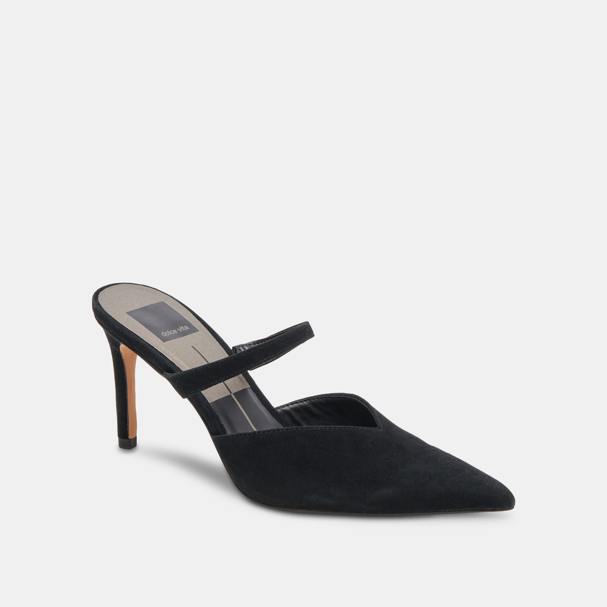 Dolce Vita SHOES | KANIKA WIDE HEELS ONYX SUEDE
 – Dolce Vita