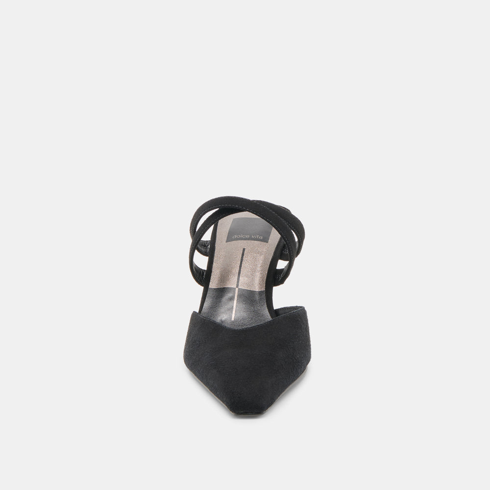 Dolce Vita SHOES | Linore Onyx Suede Heels