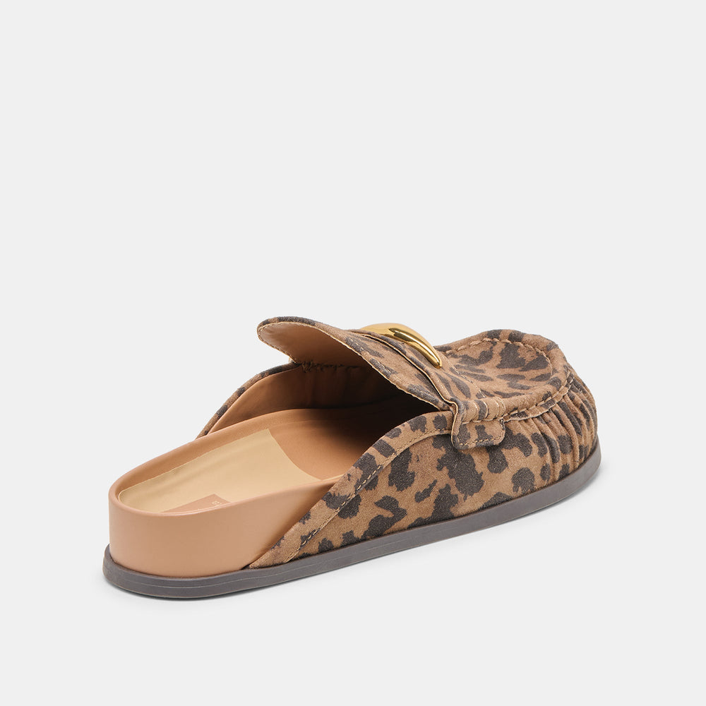Dolce Vita SHOES | Jodero Brown Leopard Printed Suede Flats