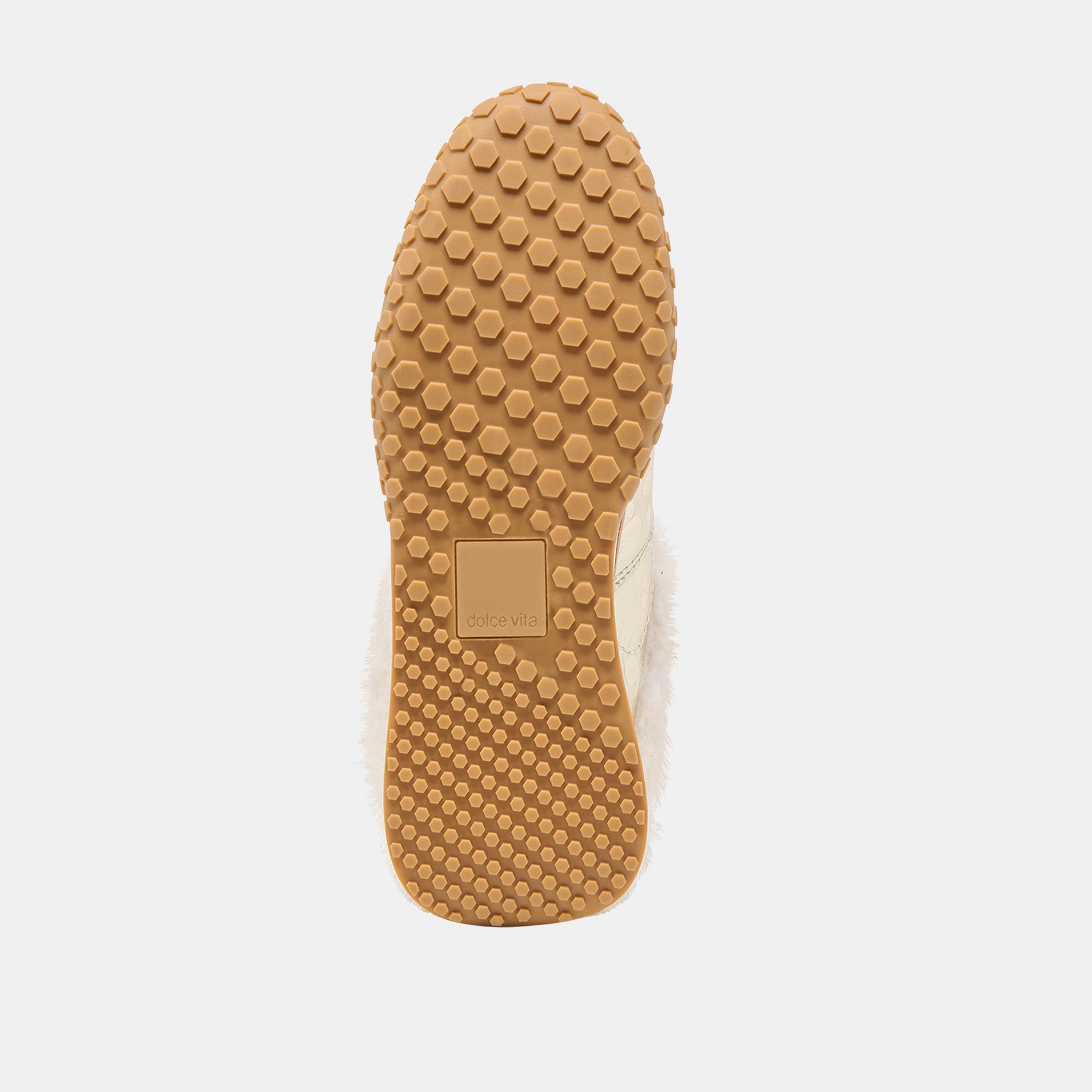Dolce Vita SHOES | Izzey Plush Platinum Leather Sneakers