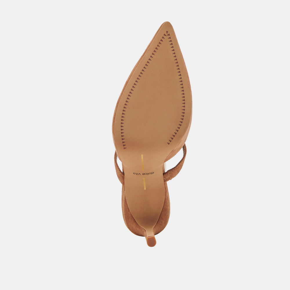 Dolce Vita SHOES | KANIKA HEELS PECAN SUEDE
 – Dolce Vita