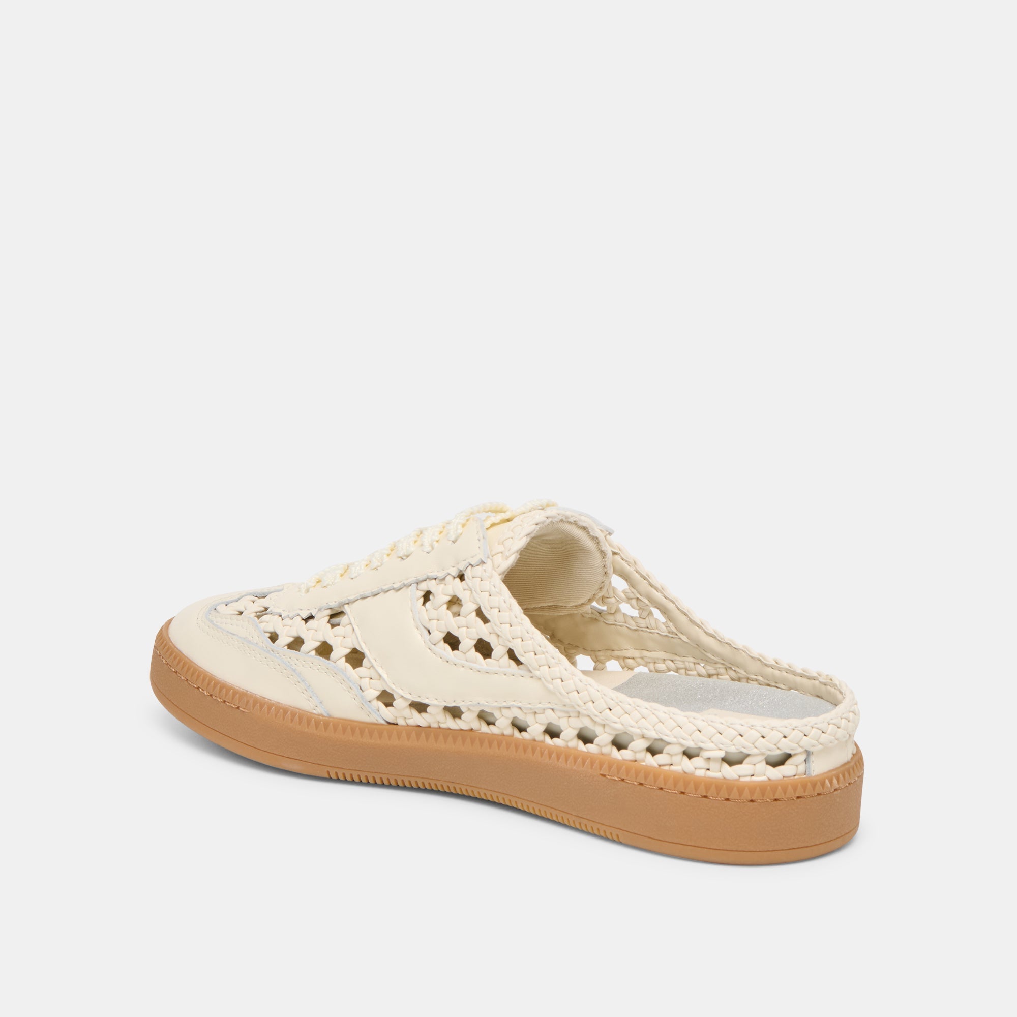 Dolce Vita SHOES | Notice Slide Woven Off White Woven Stella Sneakers