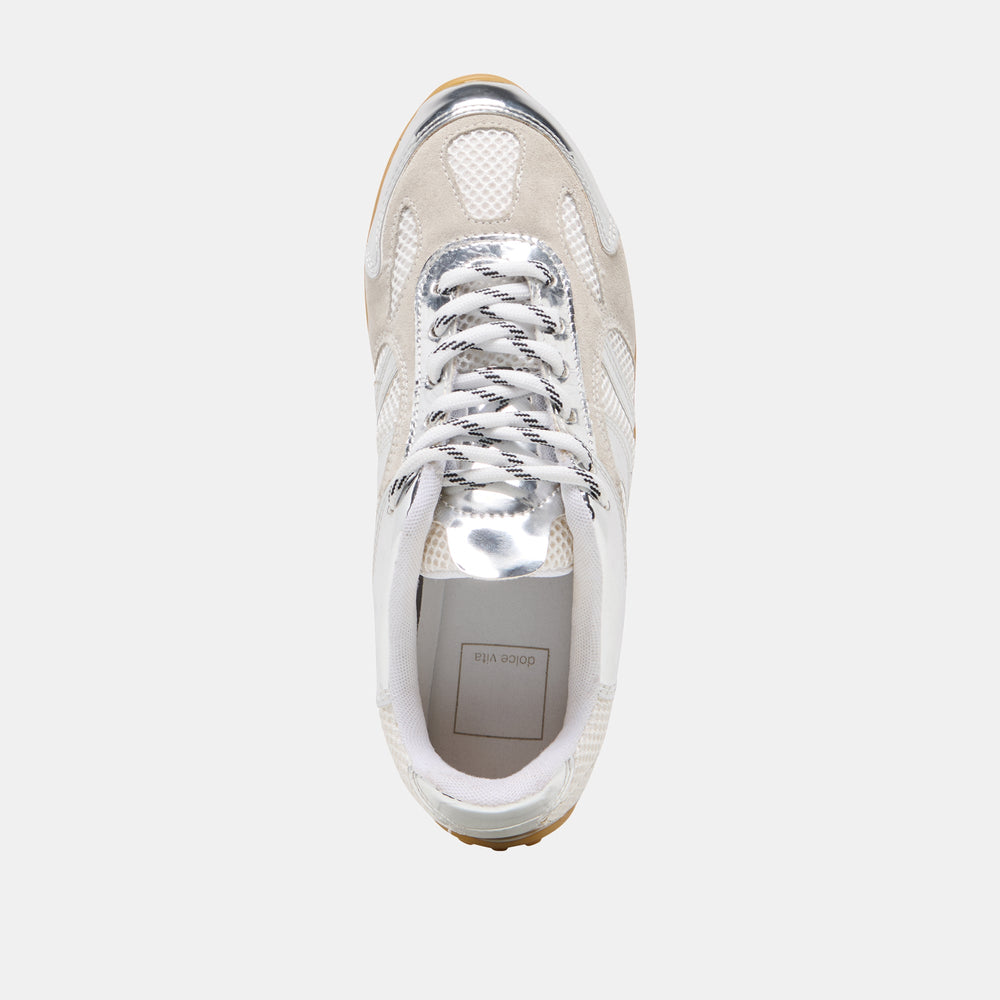 Dolce Vita SHOES | Myles Silver Multi Leather Sneakers