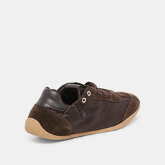 Dolce Vita SHOES | Dakoda Dk Brown Satin Sneakers