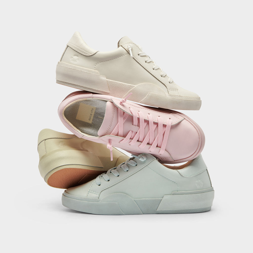 Dolce Vita SHOES | Zina 306 Sneakers White Recycled Leather | White Leather Sneakers
 – Dolce Vita