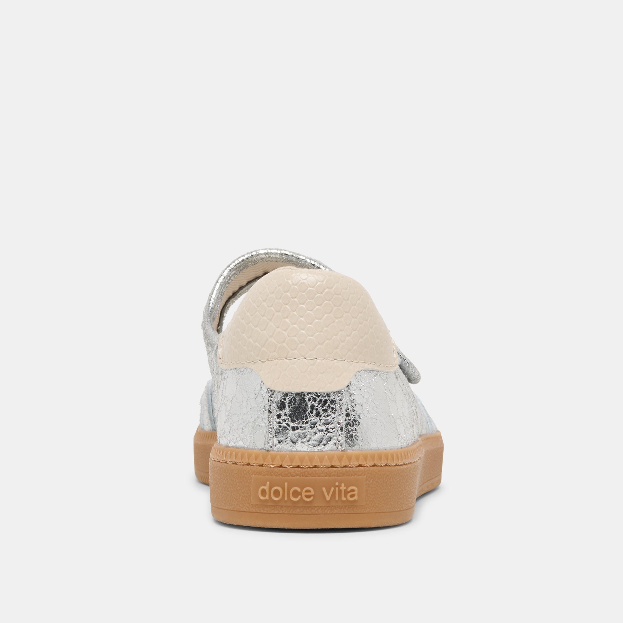 Dolce Vita SHOES | Nanet Silver Leather Sneakers