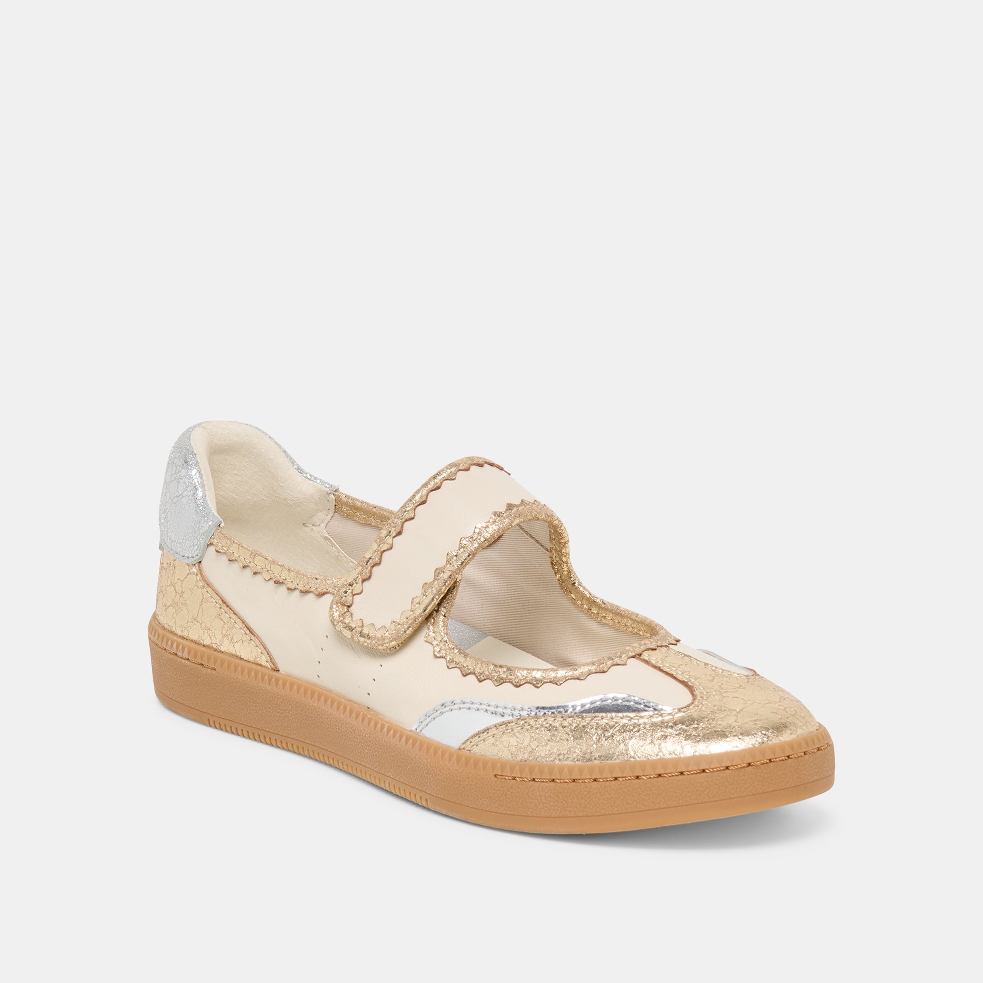Dolce Vita SHOES | NANET Metallic Multi Leather Mary-Jane Sneakers