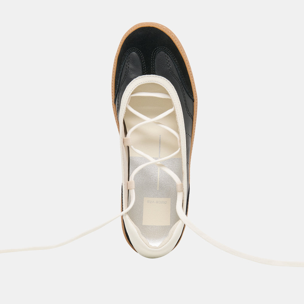 Dolce Vita SHOES | Nyomie Black Leather Sneakers