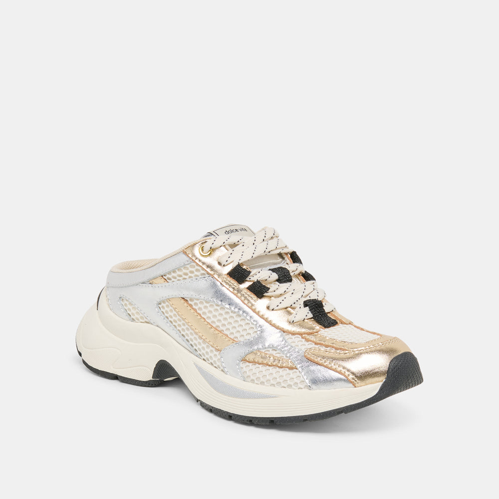 Dolce Vita SHOES | SWAYZY Metallic Multi Leather Platform Slip-on Sneakers