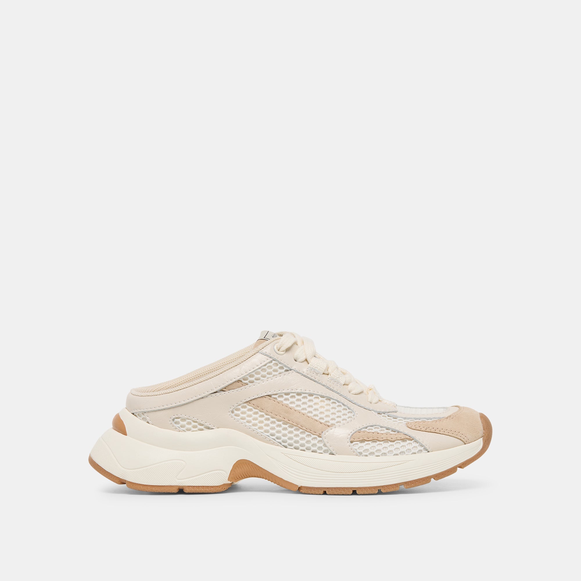 Dolce Vita SHOES | SWAYZY Ivory Multi Suede Platform Slip-on Sneakers
