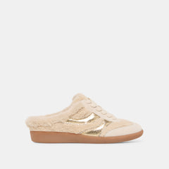 Dolce Vita SHOES | Merit Slide Plush Natural Multi Plush Sneakers