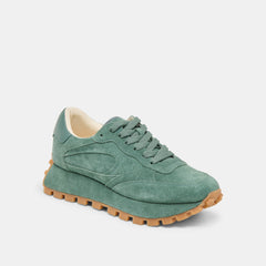 Dolce Vita SHOES | Tricia Dk Green Suede Sneakers