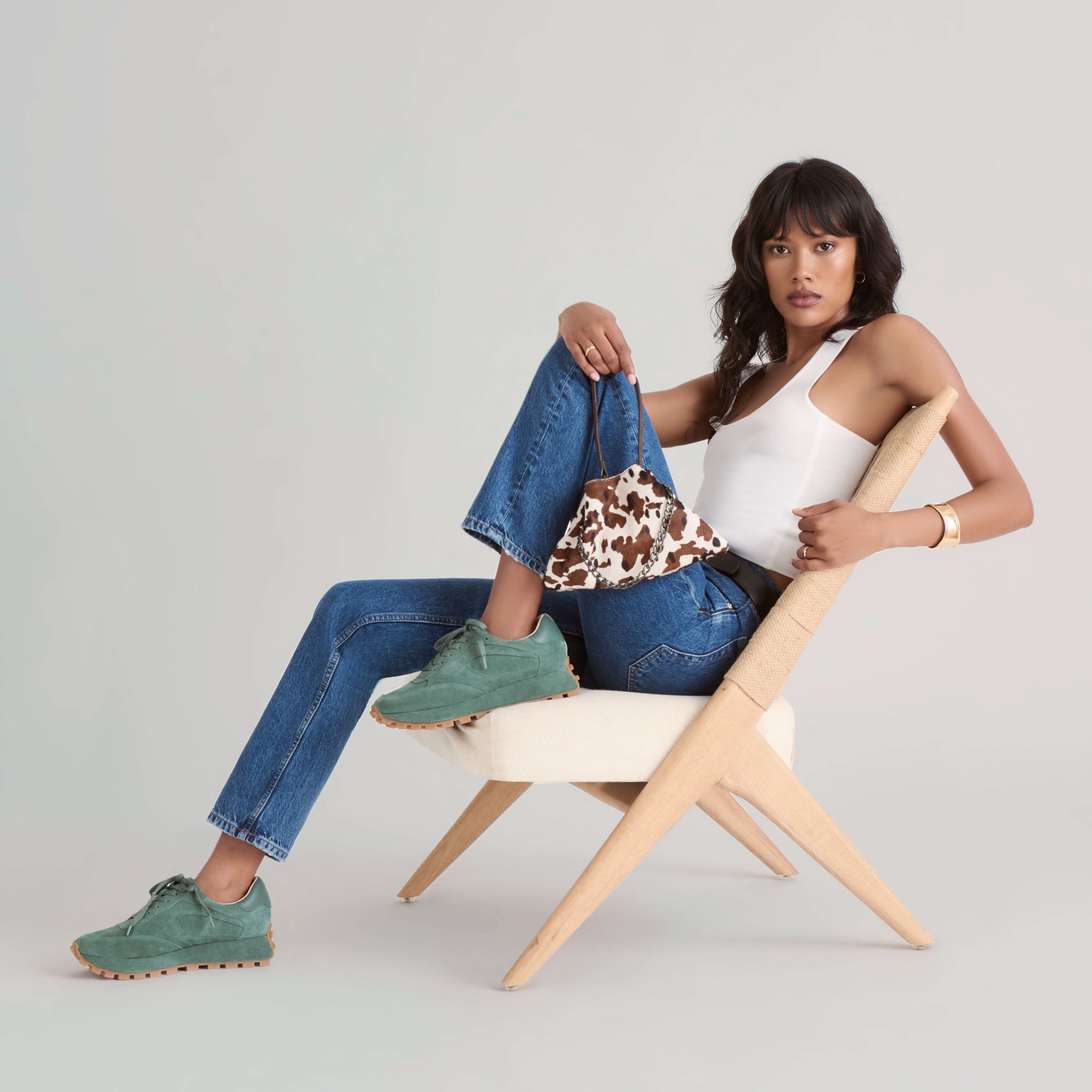Dolce Vita SHOES | Tricia Dk Green Suede Sneakers