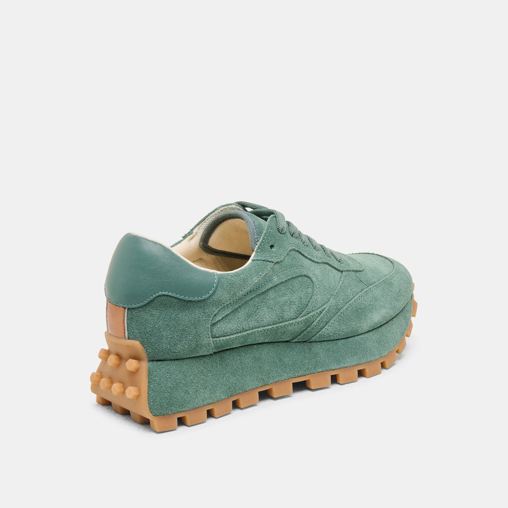 Dolce Vita SHOES | Tricia Dk Green Suede Sneakers