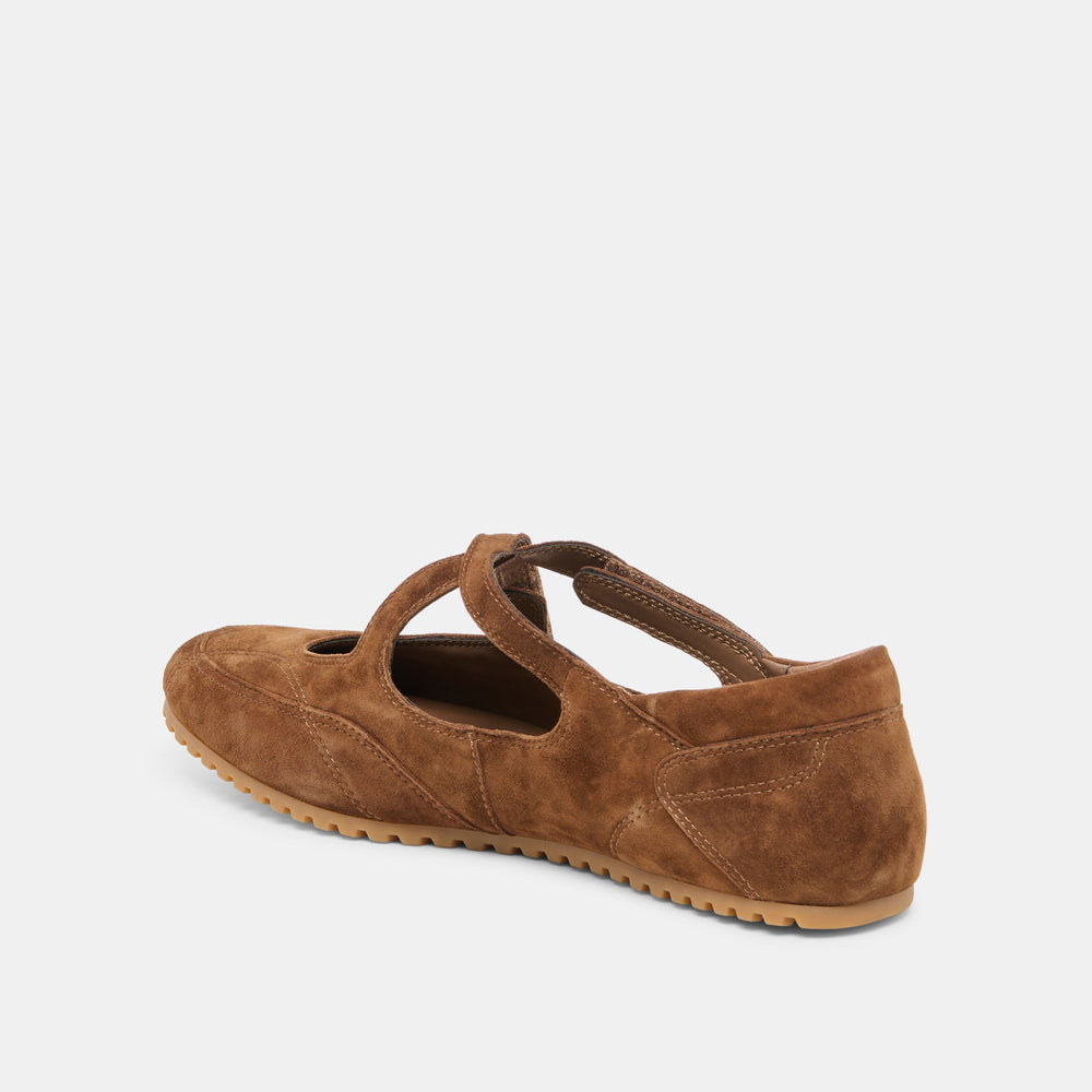 Dolce Vita SHOES | YONO Cocoa Suede Ballet Sneaker Flats