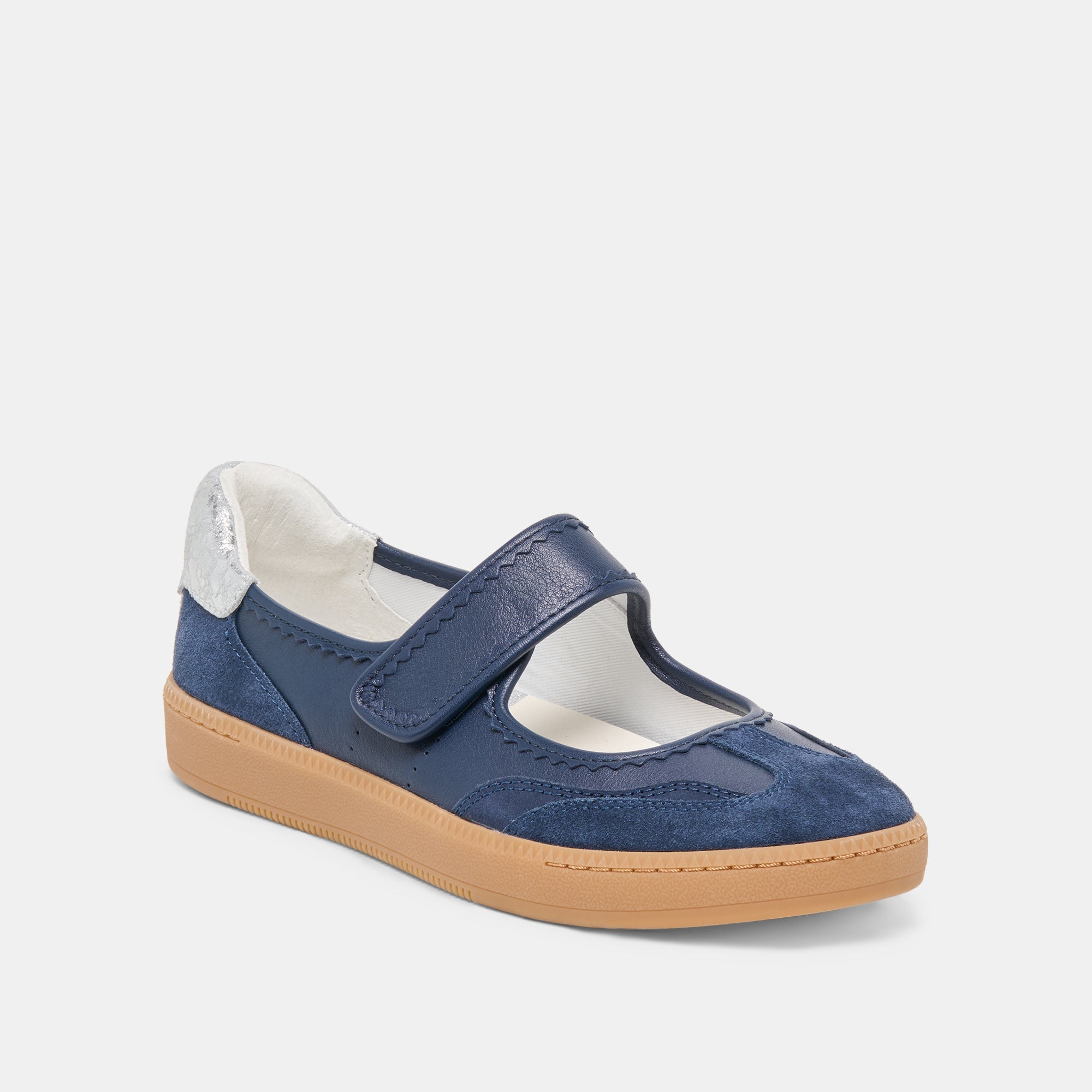 Dolce Vita SHOES | NANET Dk Navy Suede Mary-Jane Ballet Sneakers