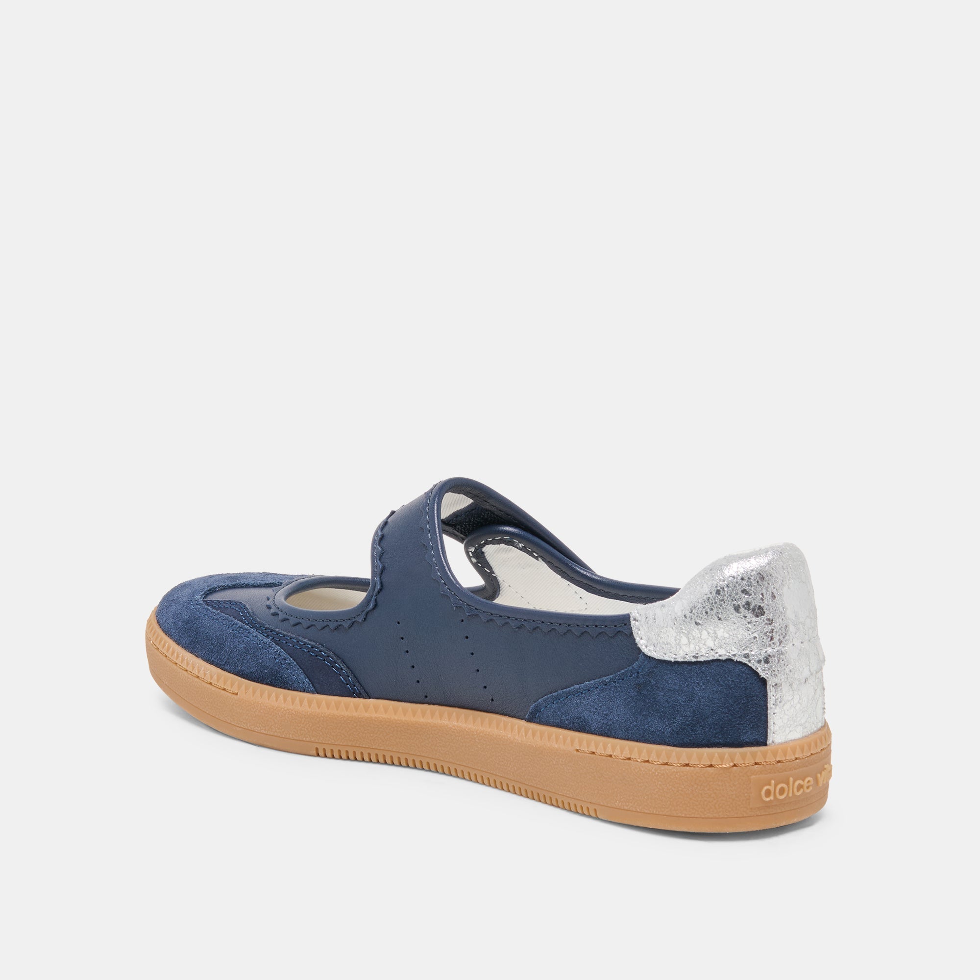 Dolce Vita SHOES | NANET Dk Navy Suede Mary-Jane Ballet Sneakers