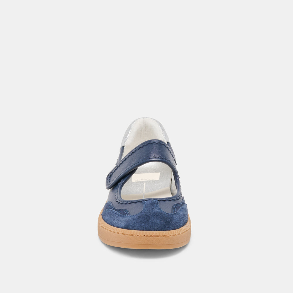 Dolce Vita SHOES | NANET Dk Navy Suede Mary-Jane Ballet Sneakers