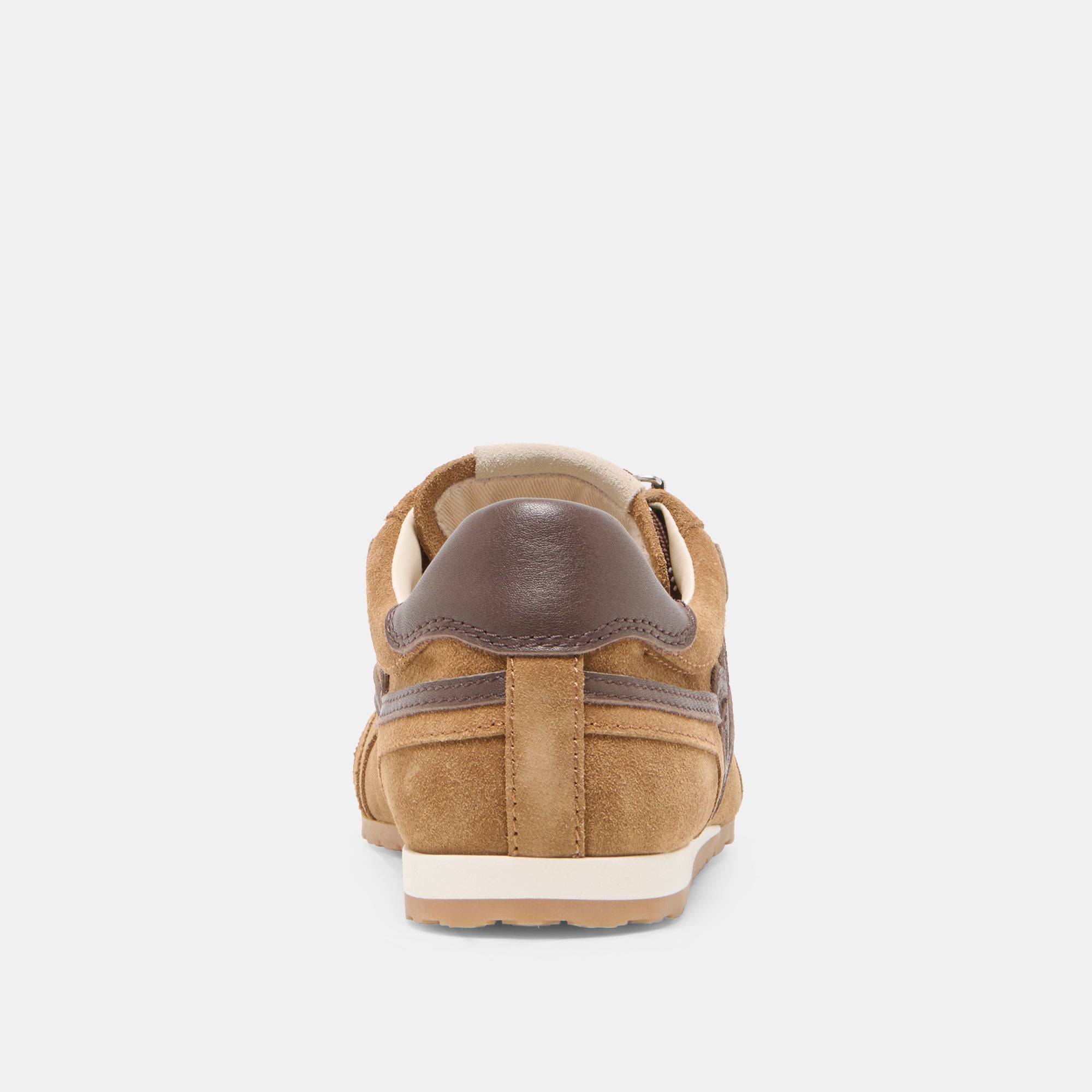 Dolce Vita SHOES | DEACON Lt Brown Suede Lace-Up Sneakers