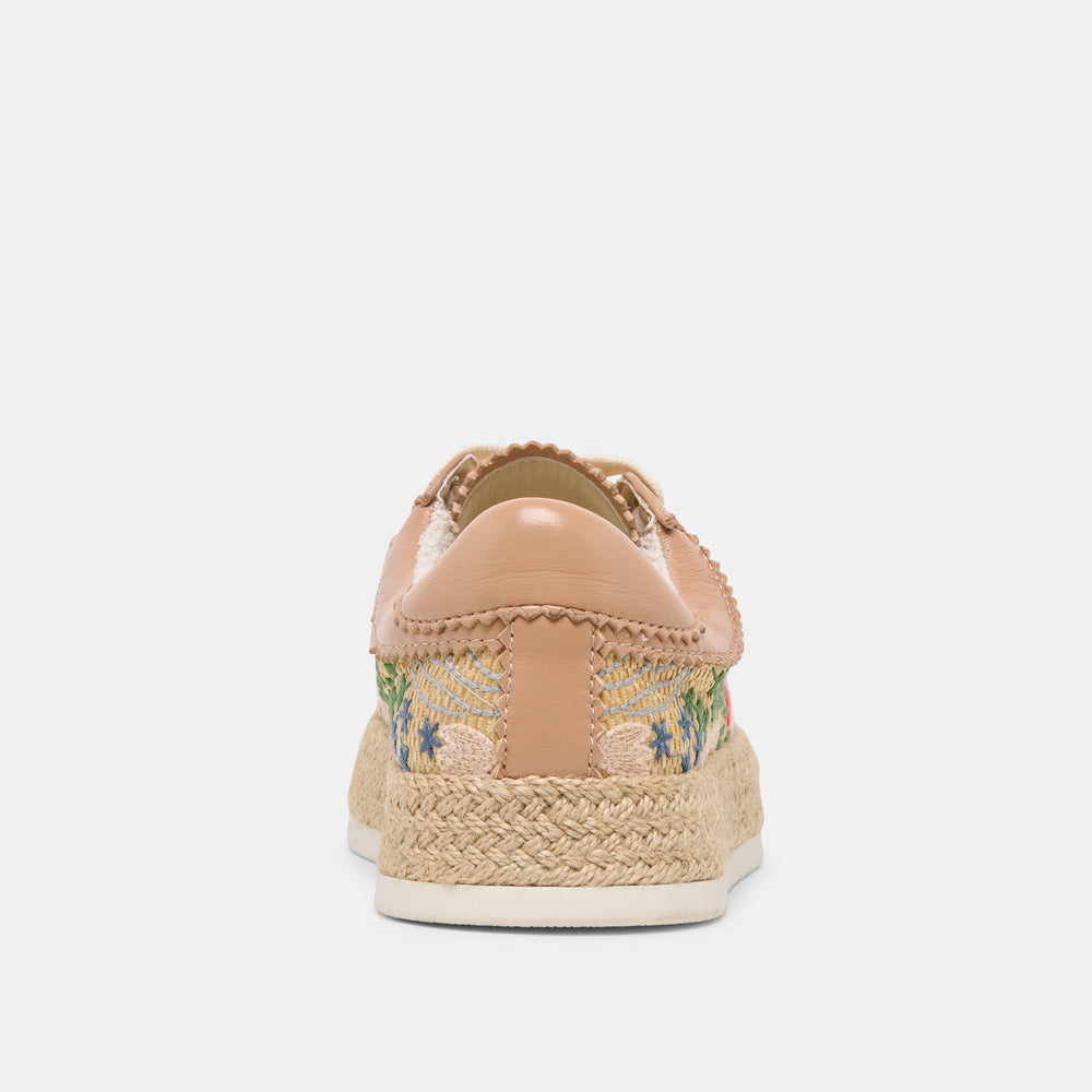 Dolce Vita SHOES | Azalia Sand Floral Raffia Heels