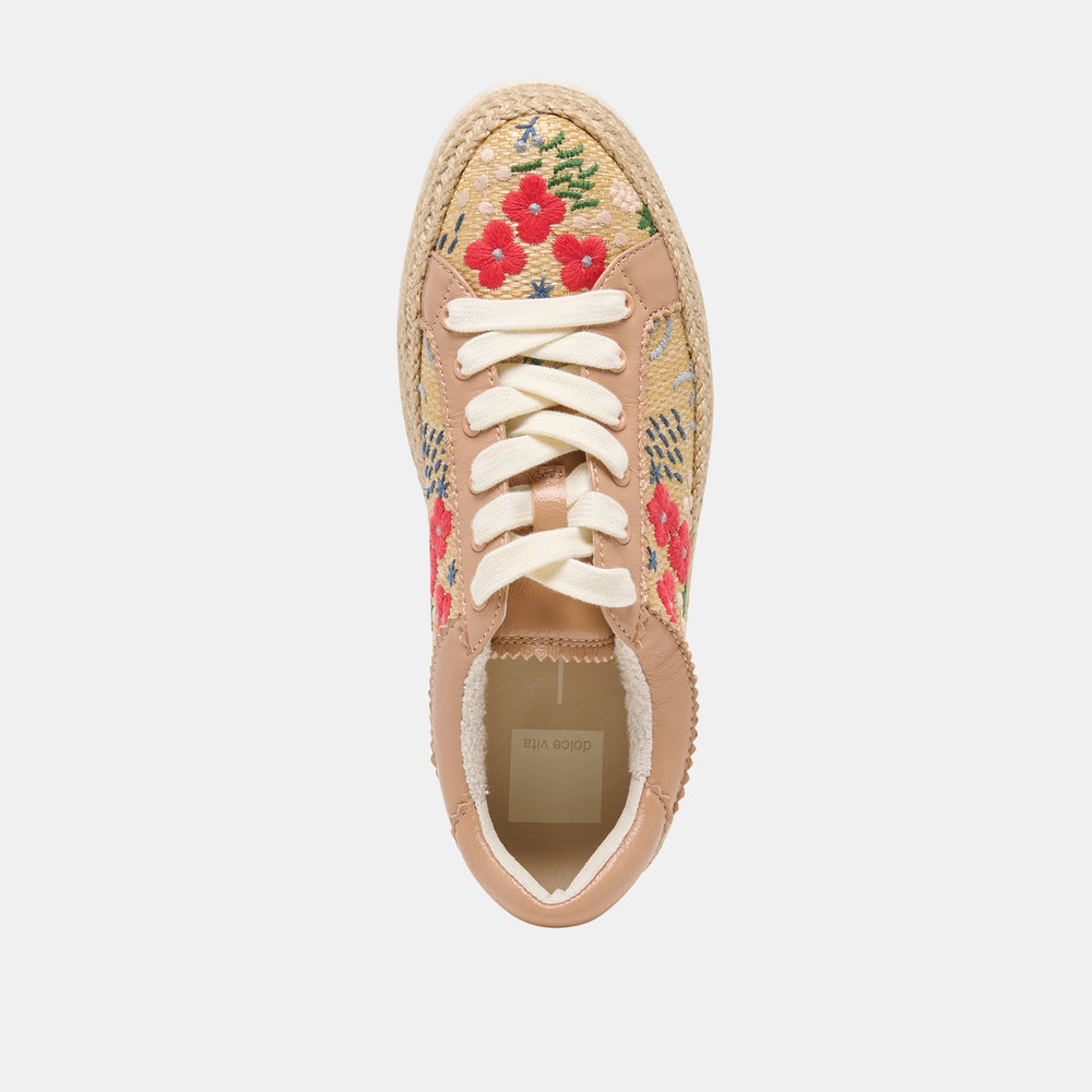 Dolce Vita SHOES | Azalia Sand Floral Raffia Heels