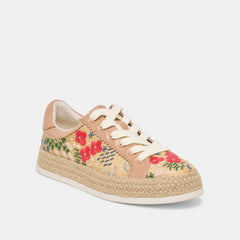 Dolce Vita SHOES | Azalia Sand Floral Raffia Heels
