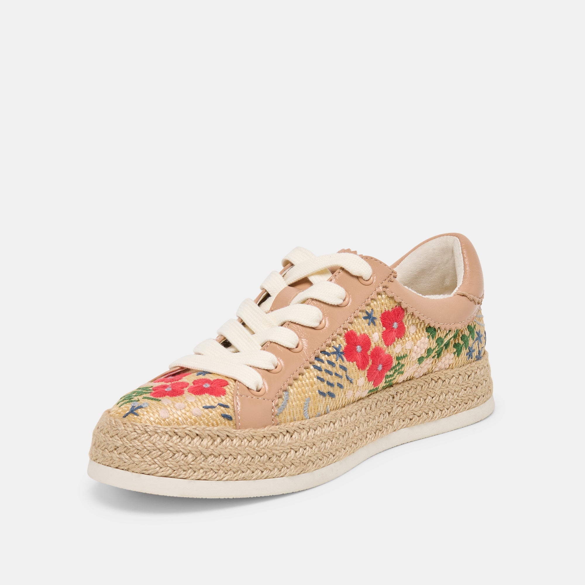 Dolce Vita SHOES | Azalia Sand Floral Raffia Heels